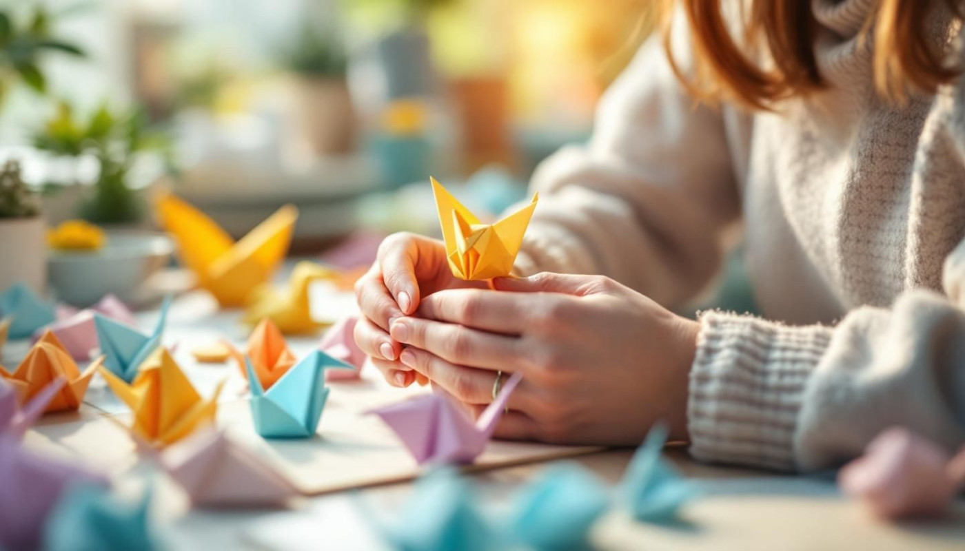Comment les techniques d'origami 3D favorisent-elles la concentration ?